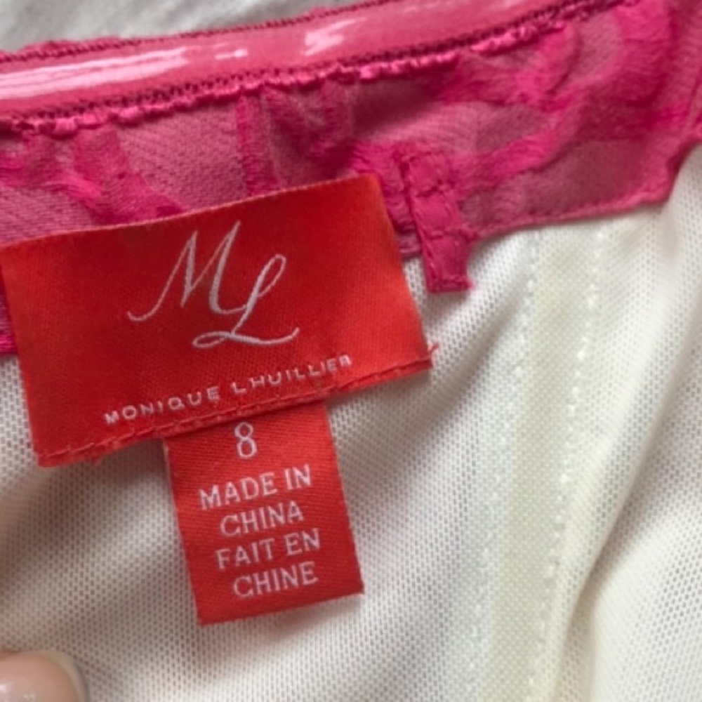 Monique Lhuillier Pink “Give Me a Smooch” Gown - Picture 8 of 15